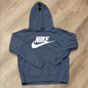 Nike Men's Dark Blue Hoodie